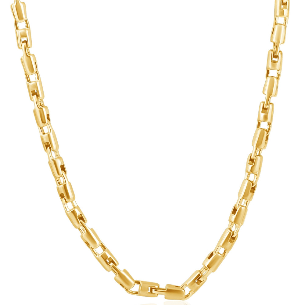 Men's 14k Gold (95gram) or Platinum (157gram) 5.5mm Link Byzantine